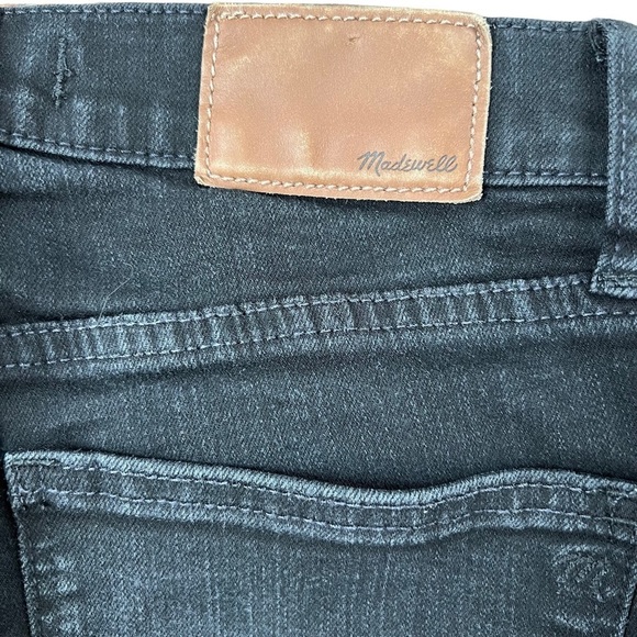Madewell 9" Mid-Rise Roadtripper Skinny Jeans in Bennett Wash Black Sz 24 (00) - Picture 7 of 11